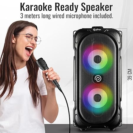 pTron Fusion Party v2 40W Karaoke Bluetooth Party Speaker