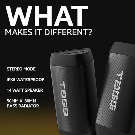 TAGG Sonic Angle 2 14W Portable Bluetooth Speaker
