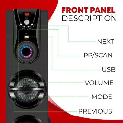 AKAI HA-TS50 50W Bluetooth Tower Speaker