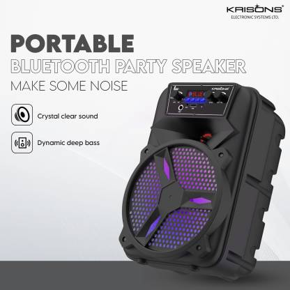 Krisons Stone 8-inch Woofer 40W Bluetooth Speaker
