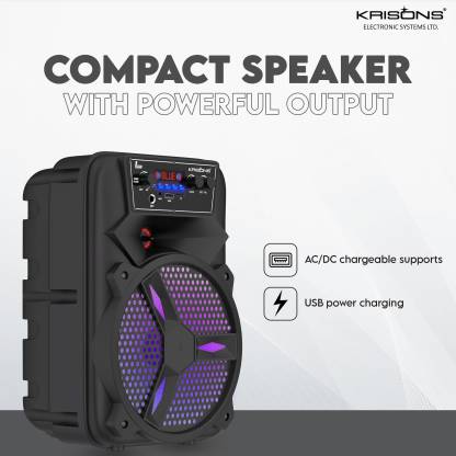 Krisons Stone 8-inch Woofer 40W Bluetooth Speaker