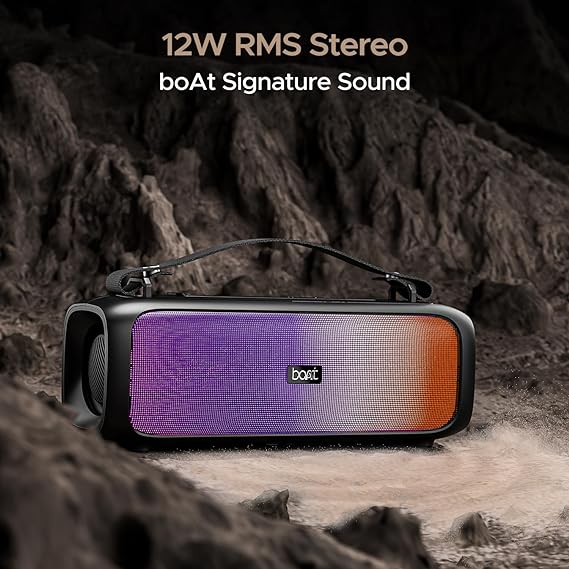 boAt Stone 580 Bluetooth Speaker with 12W RMS Stereo Sound