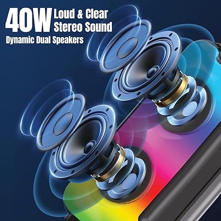 pTron Fusion Party V3 40W Karaoke Bluetooth Party Speaker