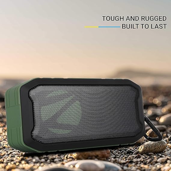 Zebronics Zeb-Tough Wireless Bluetooth 8W Rugged Finish Portable Speaker with Supporting USB