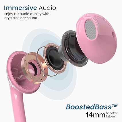 Ambrane Wired in Ear Earphones with in-line Mic