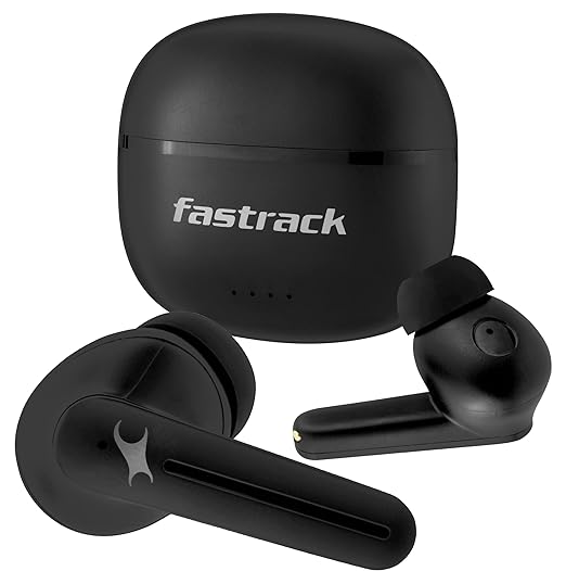 Fastrack Fpods(New Launch) FX100 Bluetooth TWS In-Ear Earbuds with 40 Hrs Playtime BT V5.3 13mm Extra Deep Bass Drivers
