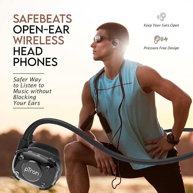 pTron Newly Launched Tangent Impulse, Safebeats in Ear Wireless Headphones