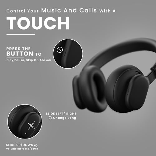 Hammer Bash Max Over The Ear Wireless Bluetooth Headphones with Mic