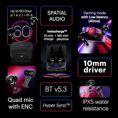 Noise Newly Launched Buds Combat X In-Ear Truly Wireless Gaming Earbuds