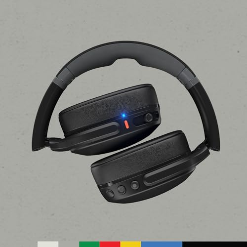 Skullcandy Crusher Evo Over-Ear Wireless Headphones with Sensory Bass with Charging Cable | Microphonetooth Devices