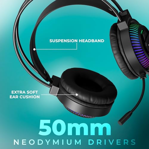 Zebronics Jupiter 3.5mm Premium Gaming Over Ear Headphone