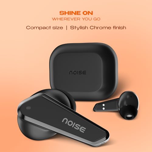 Noise Newly Launched Buds N1 in-Ear Truly Wireless Earbuds with Chrome Finish | 40H of Playtime | Quad Mic with ENC | BT v5.3