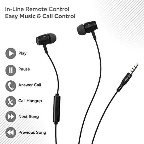 pTron Pride Indie in-Ear Wired Earphones with Mic
