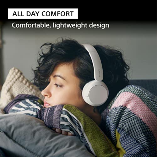 Sony WH-CH520, Wireless On-Ear Bluetooth Headphones with Mic