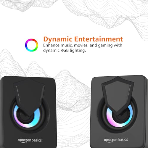 Amazon basics Stereo 2.0 USB Powered Gaming Speaker