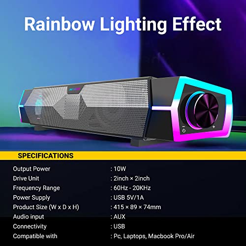 Ant Esports GS370SB Gaming Computer Speakers