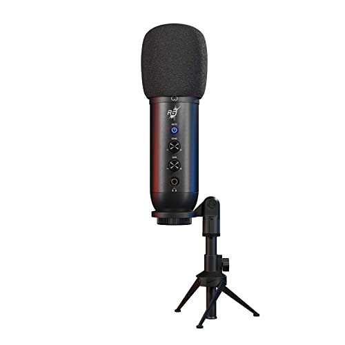 Redgear Shadow Vox Gaming Auxiliary, USB Unidirectional Microphone with RGB Lighting