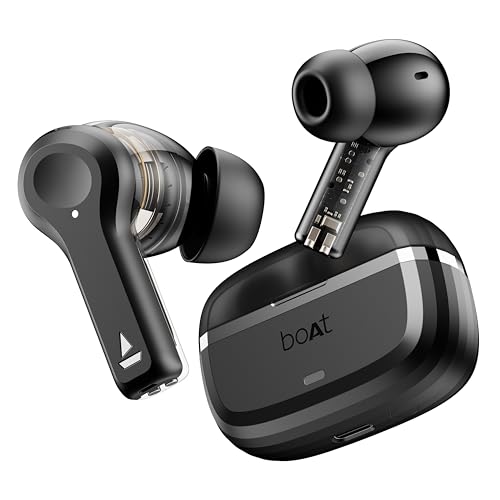 boAt Newly Launched Nirvana Space TWS in Ear Earbuds w/ 360o Spatial Audio | ANC Up to 32dB | 100hrs Playback