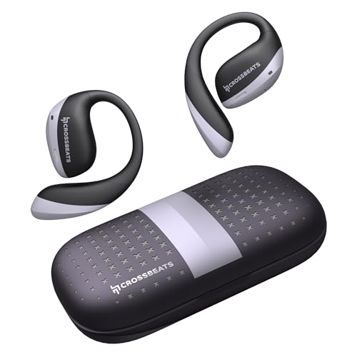 CrossBeats Arc Buds OWS open Ear wireless Earbuds 100hr Playtime 14.2mm Drivers IPX5 Rating Type-c Fast Charging