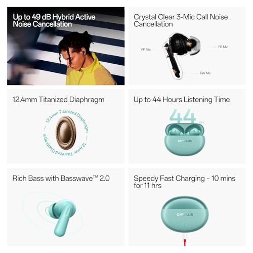 OnePlus Nord Buds 3 Pro Truly Wireless Bluetooth Earbuds