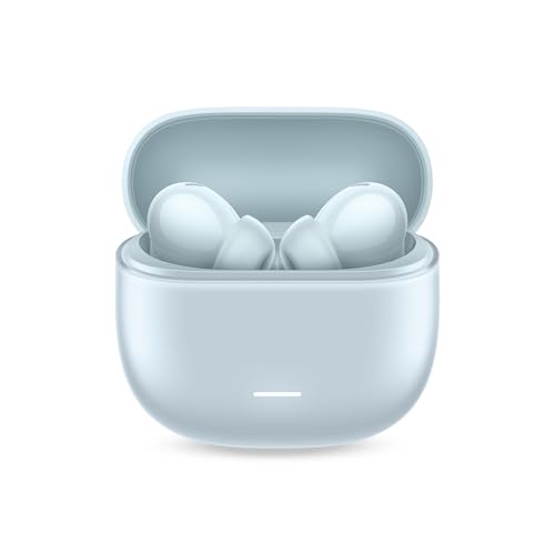 Redmi Buds 5C Bluetooth TWS Earbuds | Up to 40dB Hybrid Noise Cancellation | Quad Mic | Custom EQ | 10mins charge for 2Hours life | Up to 36Hrs Playback | Gaming TWS | Symphony Blue