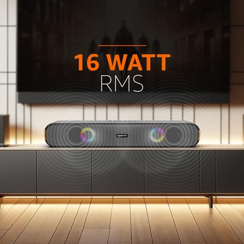 Amazon basics X12R 16W Bluetooth Soundbar with 2000 mAh Battery
