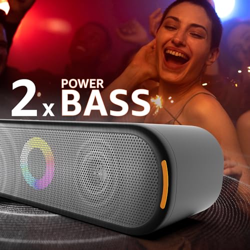 Amazon basics X12R 16W Bluetooth Soundbar with 2000 mAh Battery