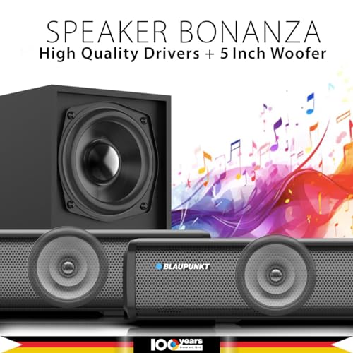 Blaupunkt Newly Launched SBW100 NXT 100W 2.1 Soundbar with Subwoofee