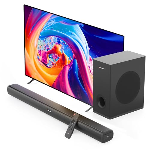 CrossBeats Blaze B600 2.1 200W Home Theatre with subwoofer, Remote Control, Bluetooth Speaker with Bass, Soundbar 3 EQ Modes, HDMI Arc, USB optical & Aux
