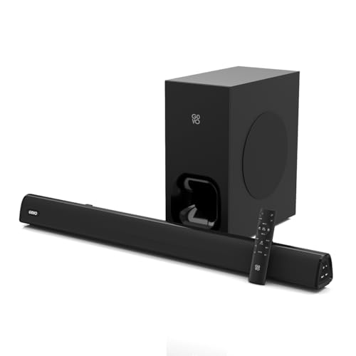 GOVO GoSurround 925 | 200W Sound bar | 2.1 Channel Home Theatre | 6.5 subwoofer | HDMI | OPT | AUX | USB &Bluetooth | 3 Equalizer Modes | Stylish Remote &LED Display
