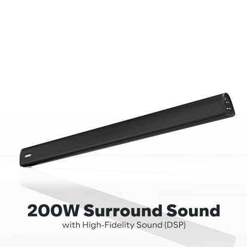 GOVO GoSurround 925 | 200W Sound bar | 2.1 Channel Home Theatre | 6.5 subwoofer | HDMI | OPT | AUX | USB &Bluetooth | 3 Equalizer Modes | Stylish Remote &LED Display