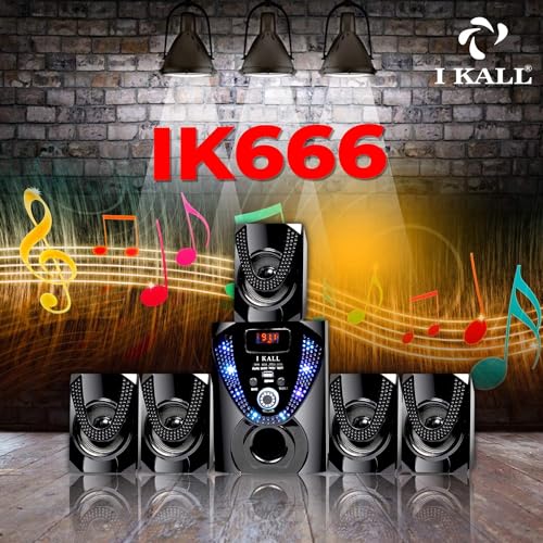 IKALL IK666 Home Theatre with 70 Watt RMS Sound | Heavy Bass