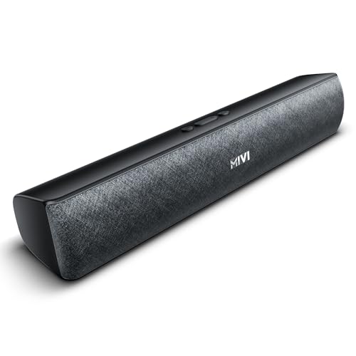 Mivi Fort Q18 Soundbar with 18W Surround Sound | 2.0 channel with 2 in built | Multiple Input Modes | 6H Playtime | 2000mAh