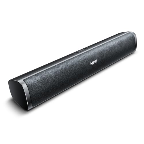 Mivi Fort Q26 Soundbar with 26W Surround Sound | 2.0 channel with 2 in built | Multiple Input Modes | 6H Playtime | 2500mAh