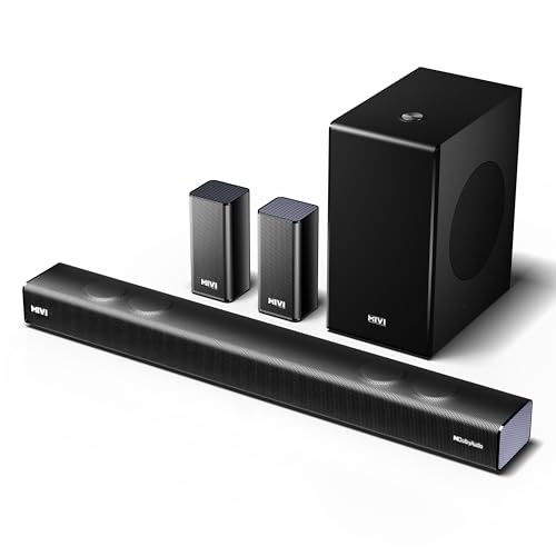 Mivi Fort Q700D Soundbar with Dolby Audio | 700W | 5.1 channel | 3 in build speakers | 2 satellite speakers and 1 woofer | Multiple EQ &Input Modes