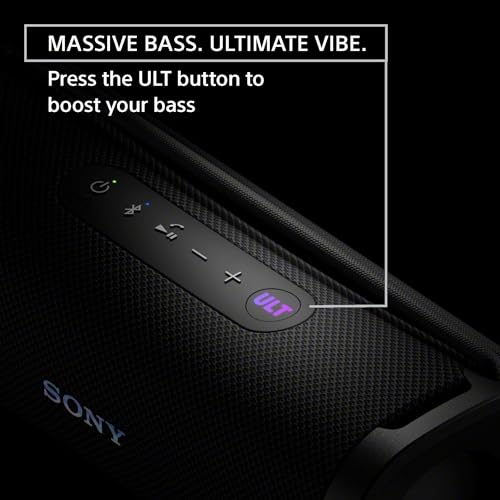 SONY ULT Field1 Wireless Ultra Portable | Compact | IP67 | 12Hrs Battery with ULT button Bluetooth Party Speaker | 2.0 Channel