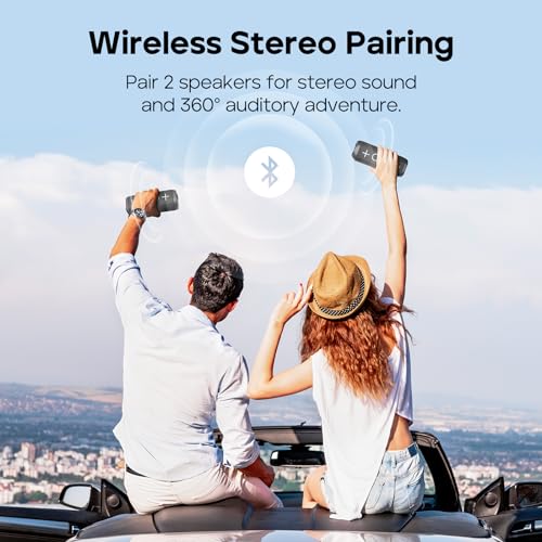 Tribit StormBox 2 Bluetooth Speaker with 34W 360 Surround Sound | XBass Tech | 24H Playtime | IPX7 Waterprooftooth 5.3