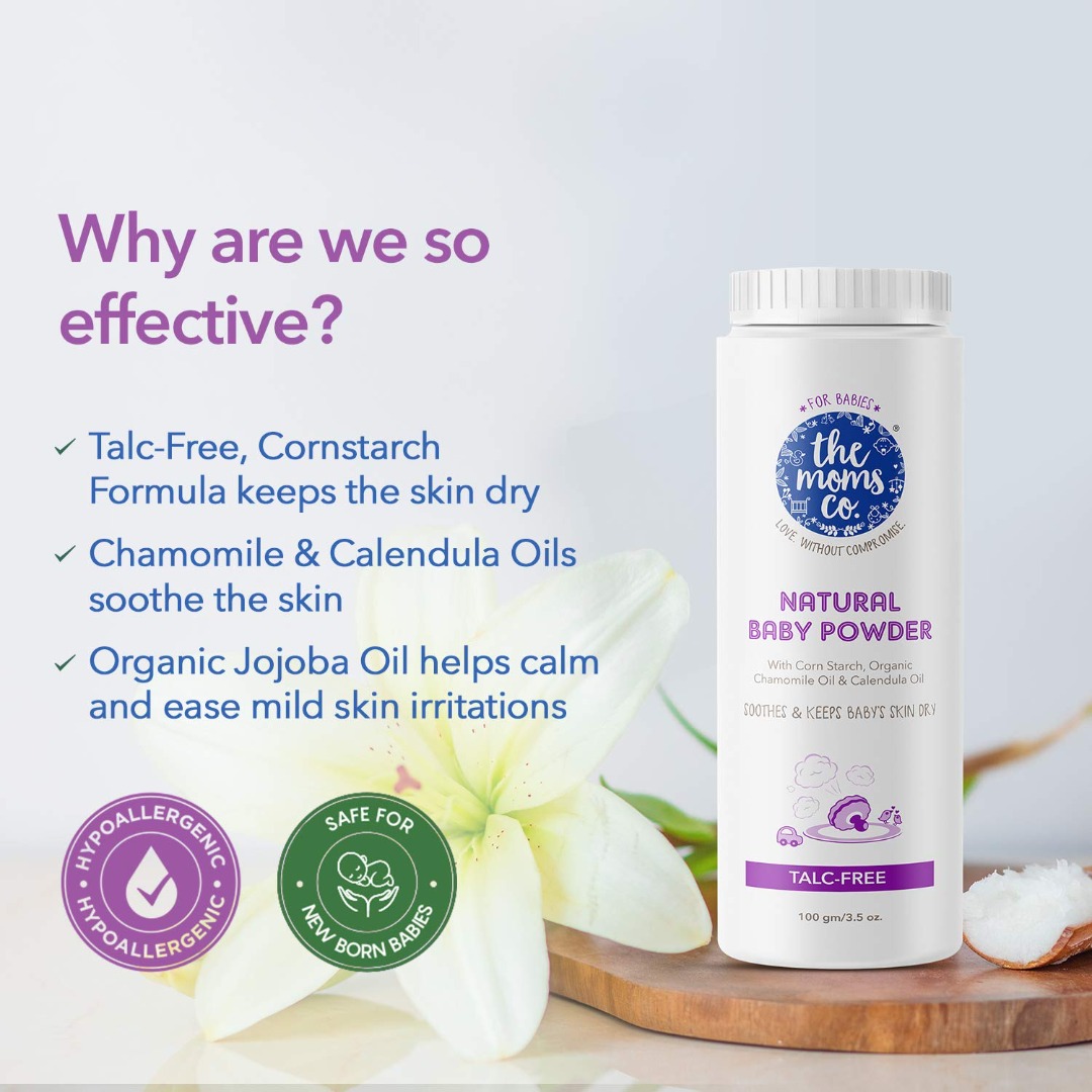 The Moms Co. Talc Free Baby Powder