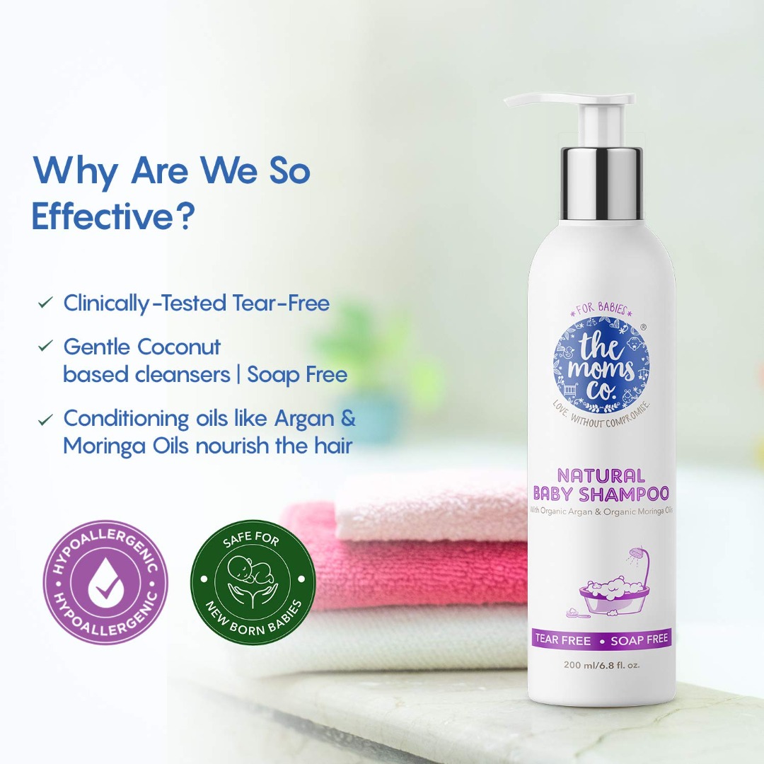 The Moms Co Tear-Free Natural Baby Shampoo