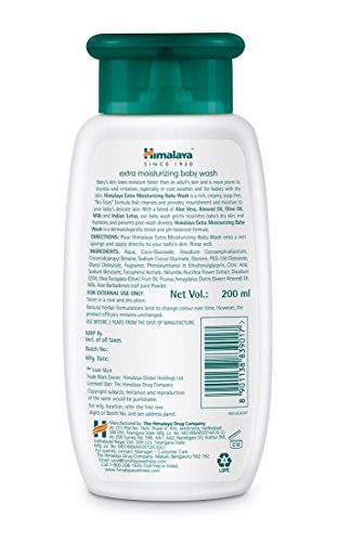 Himalaya Herbal Extra Moisturizing Baby Wash