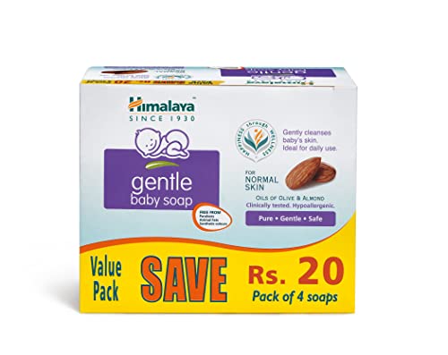 Himalaya Herbal Gentle Baby Soap Value, Pack of 4