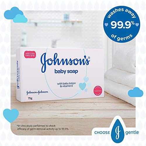 Johnsons Baby Soap, 150gm (Buy 3 Get 1 Free)