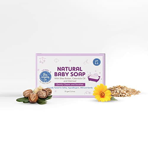 The Moms Co Natural Baby Soap for Newborns