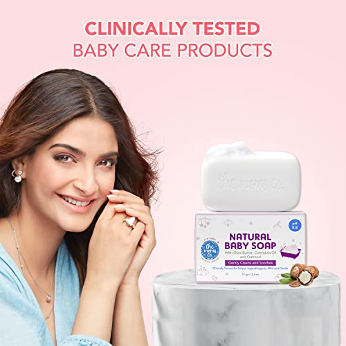 The Moms Co Natural Baby Soap for Newborns