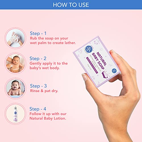 The Moms Co Natural Baby Soap for Newborns