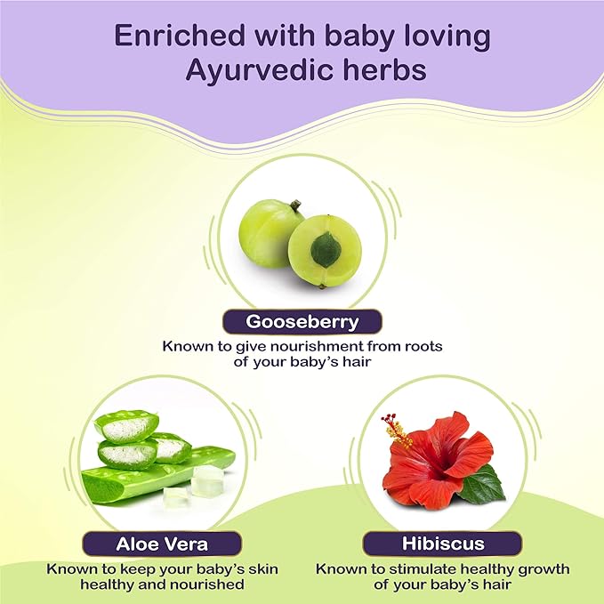 Dabur Baby Gentle Nourishing Shampoo with Ayurvedic herbs