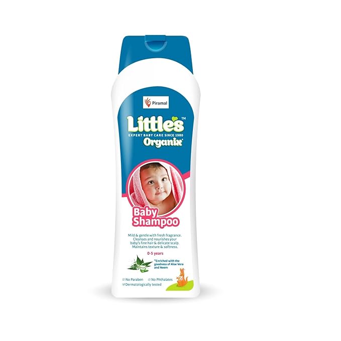 Littles Organix Baby Shampoo Enriched with Organic Ingredients Neem & Aloe Vera extracts