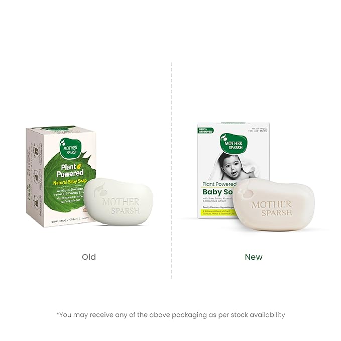 Mother Sparsh Plant Powered Natural Baby Soap, Pack of 2