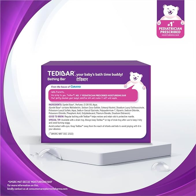 Tedibar Moisturising Baby Bathing Bar