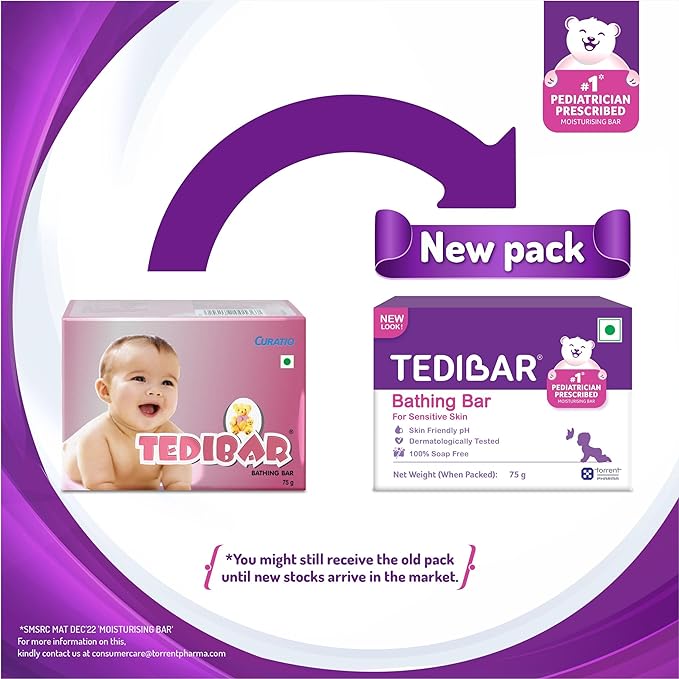 Tedibar Moisturising Baby Bathing Bar